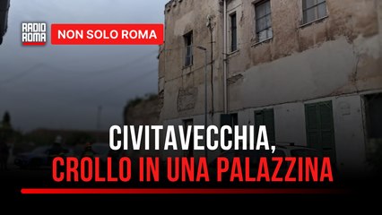 Civitavecchia, crolla il vano scale di una palazzina