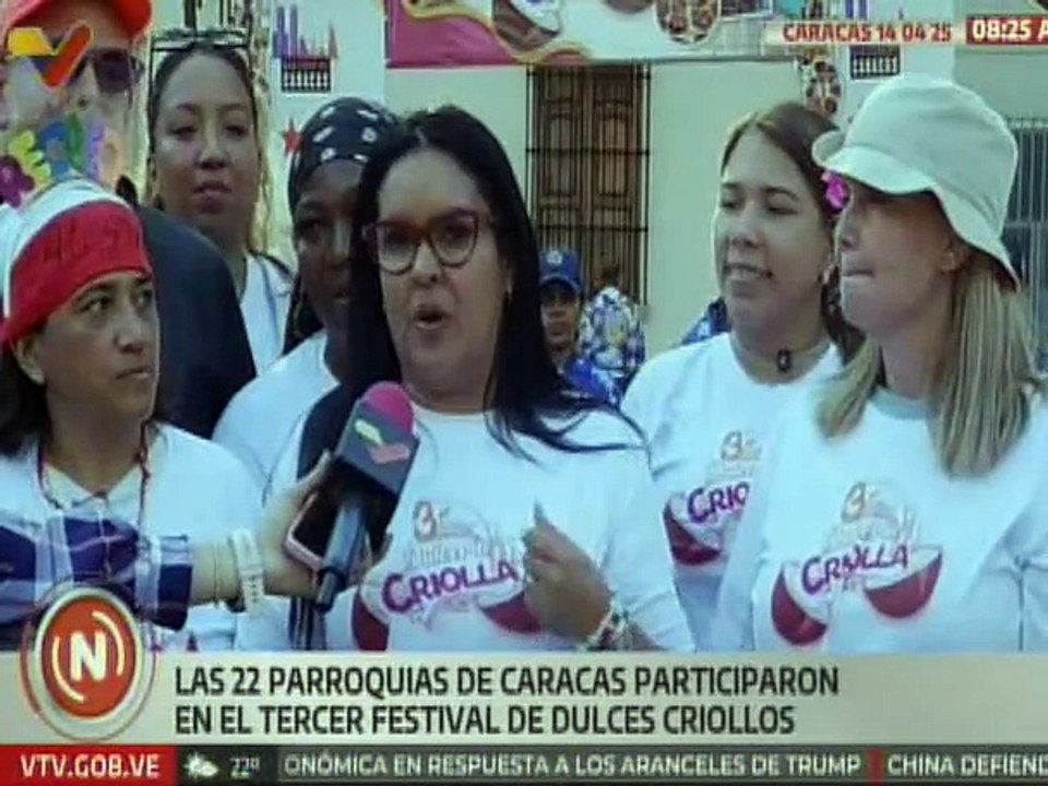 Representantes de las 22 parroquias caraqueñas participaron en el 3 ° Festival de Dulces Criollos
