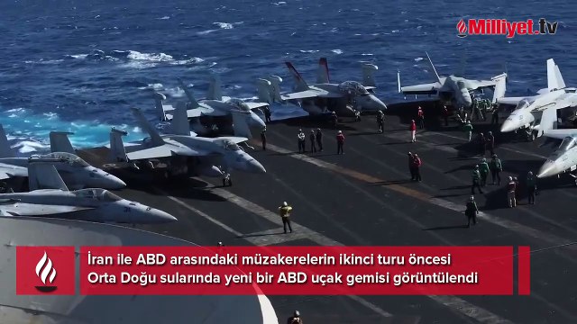 İran ile ikinci tur öncesi ABD'den Orta Doğu'ya yeni savaş gemisi!