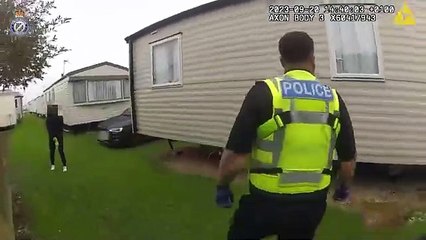 Watch Lincolnshire Police swoop on drugs suppliers in Ingoldmells
