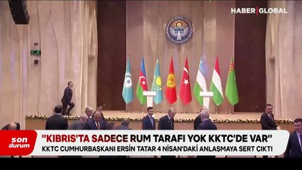 KKTC Cumhurbaşkanı Tatar: Türk devletleri, Rum tarafıyla ilişkilerine biraz daha dikkat etmeli
