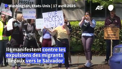 Manifestations à Washington et New York contre les expulsions vers le Salvador