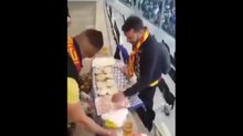Pic nic durante la partita Juve Lecce