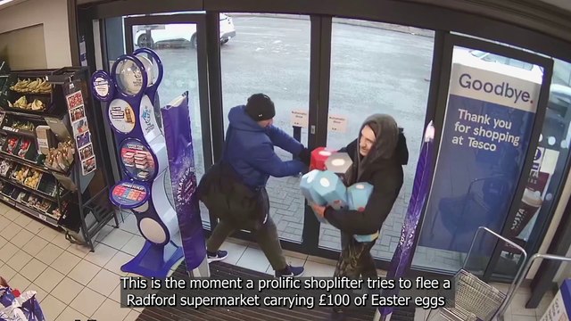 Thieves caught on CCTV stealing £100 worth of Easter eggs from Nottingham Tesco