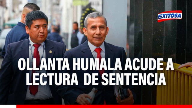 Ollanta Humala acude a lectura de sentencia por lavado de activos: Así llegó el expresidente a sede del PJ