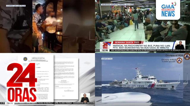 24 Oras: (Part 2) Lalaking nagpapanggap umano bilang abugado, arestado; Matagal na paghihintay ng bus sa PITX, puna ng ilan; kandidatong nagbanggit ng Indian racial slur, pinagpapaliwanag ng Comelec, atbp.