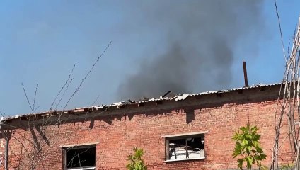 En images, les frappes russes sur Soumy, une journée après une attaque du dimanche des Rameaux