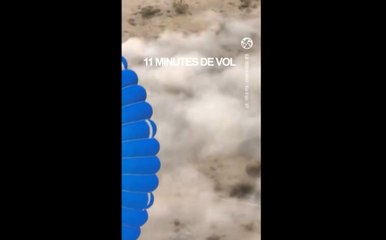 Images du vol exclusivement féminin dans l'espace, avec à son bord Katy Perry