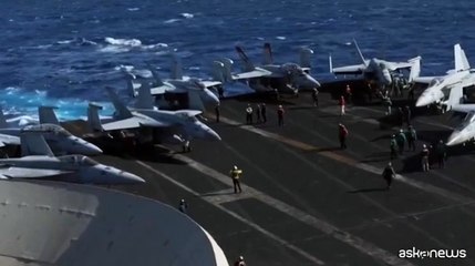 I jet militari Usa decollano per colpire gli Houthi nello Yemen