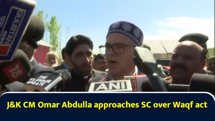 J&K CM Omar Abdulla approaches SC over Waqf act