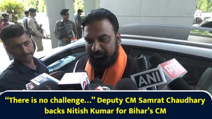 “There is no challenge…” Deputy CM Samrat Chaudhary backs Nitish Kumar for Bihar’s CM