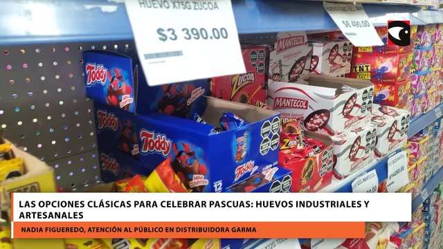 Las opciones clásicas para celebrar Pascuas huevos industriales y artesanales