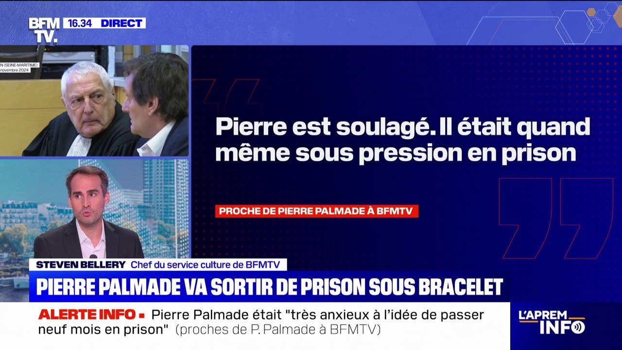 "Il était quand même sous pression en prison": des proches de Pierre Palmade réagissent à l'aménagement de sa peine sous bracelet électronique