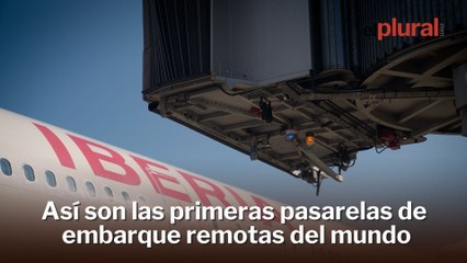 Así son las primeras pasarelas de embarque remoto del mundo en el aeropuerto de Madrid-Barajas