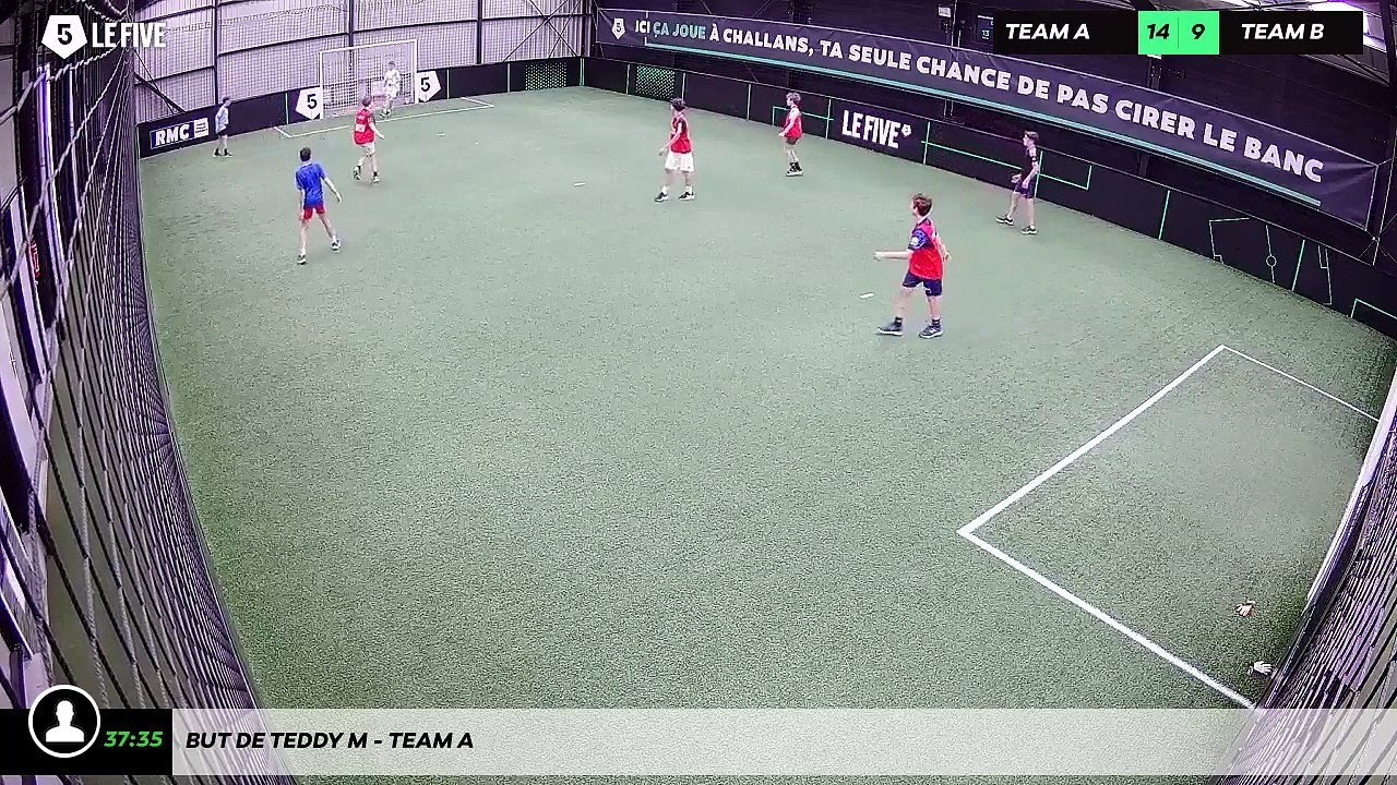 But de Teddy M - Team A