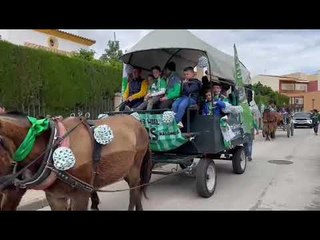 De Gines a La Cartuja en charré para ver el Betis-Valencia