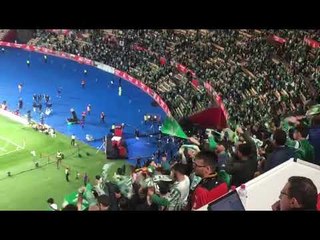 La afición del BETIS ya ruge en La Cartuja antes de la final de Copa