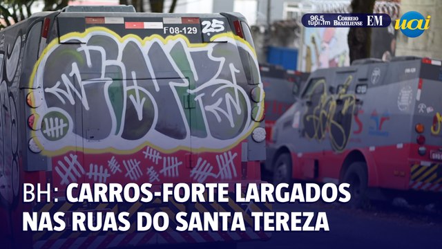 Flagrante: sete carros-forte são encontrados abandonados no Santa Tereza