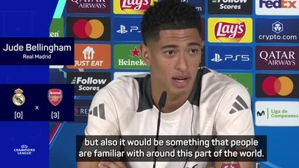 'A night that's made for Real Madrid' - Bellingham confident ahead of Arsenal clash