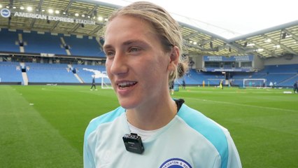 Brighton's Maisie Symonds discusses upcoming Liverpool game and Lionesses call-up