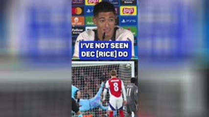 Bellingham astonished by Declan Rice's worldie free-kicks