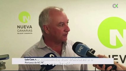 NC acusa de "traidores" al alcalde de Santa Lucía y los ediles que abandonaron el partido