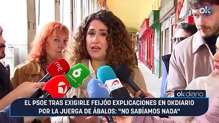 El PSOE tras exigirle Feijóo explicaciones en OKDIARIO por la juerga de Ábalos: "No sabíamos nada"