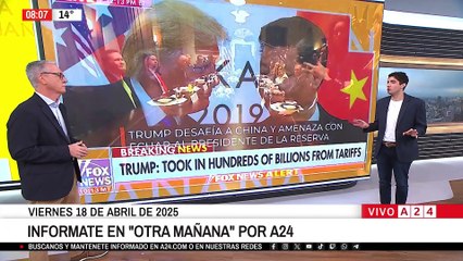 🔴 GUERRA COMERCIAL: TRUMP VOLVIÓ A DESAFIAR A CHINA