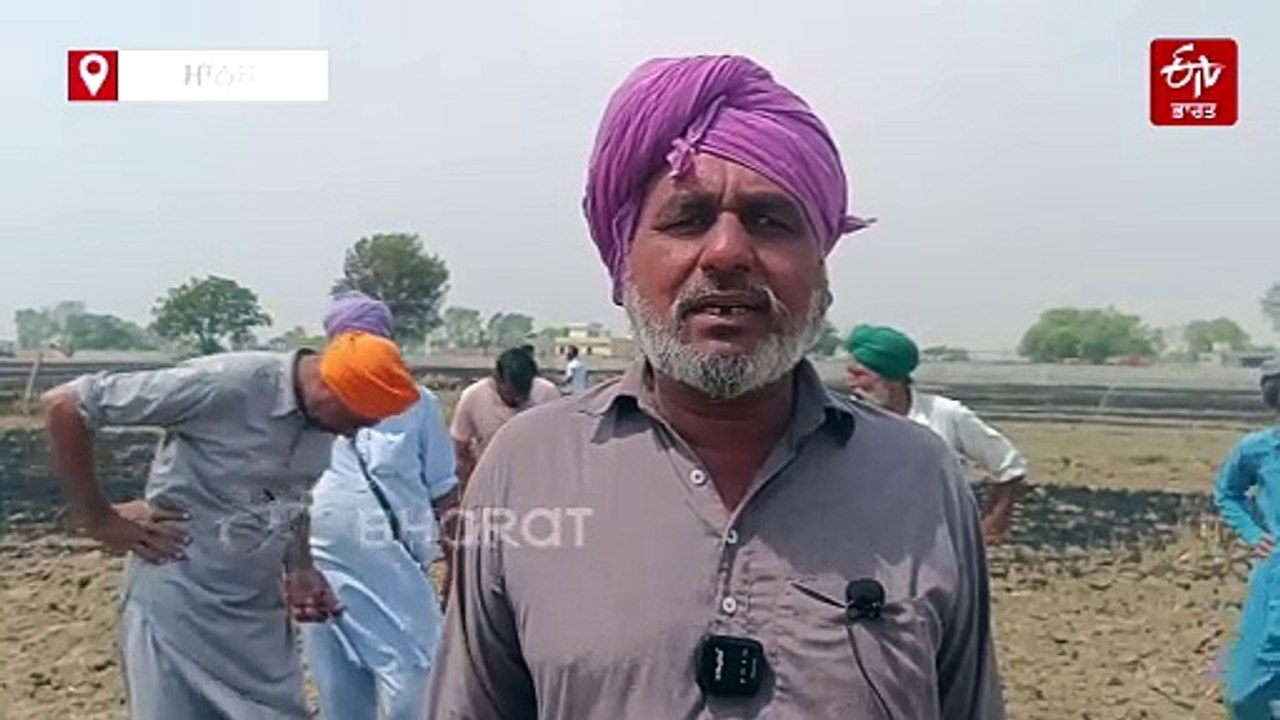 1 ਏਕੜ ਖੜੀ ਕਣਕ ਦੀ ਫਸਲ ਨੂੰ ਲੱਗੀ ਅੱਗ, 7 ਏਕੜ ਕਣਕ ਦਾ...