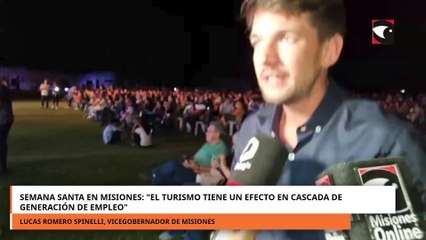 Semana Santa en Misiones: "El turismo tiene un efecto en cascada de generación de empleo"