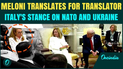 Trump-Meloni Lost In Translation On Cam: Most Awkward Moment When Trump Presses On NATO & Russia War