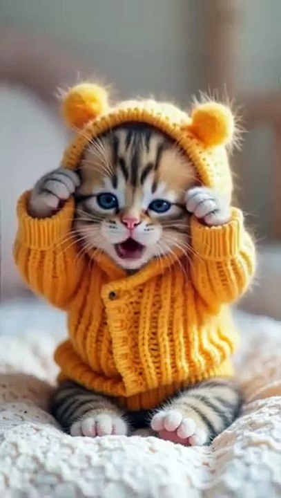 Cat dancing video