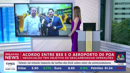 BREAKING NEWS: Be8 e Aeroporto de Porto Alegre assinam acordo para descarbonizar operações