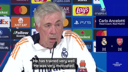 Ancelotti counting on Mbappe to make the difference against Arsenal