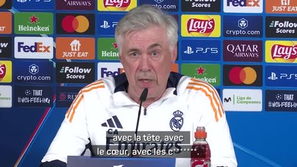 Real Madrid - Ancelotti : “Avec la tête, le cœur et les c*******, comme le dit Alcaraz !”