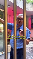 Cachorro caramelo foge de apartamento, vai para garagem e espera tutor no carro