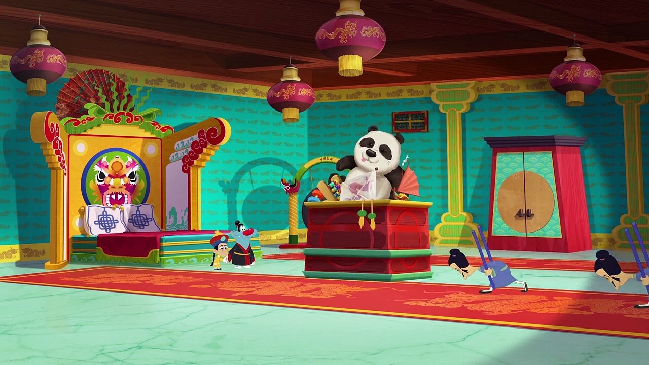 Phim Oggy and the Cockroaches  Baby Sitting for The Emperor s05e24 Full Episode in HD_720p