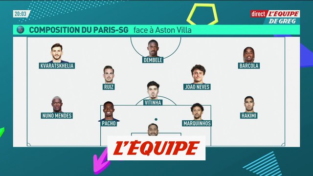 Bradley Barcola préféré à Désiré Doué en attaque - Foot - Ligue des champions