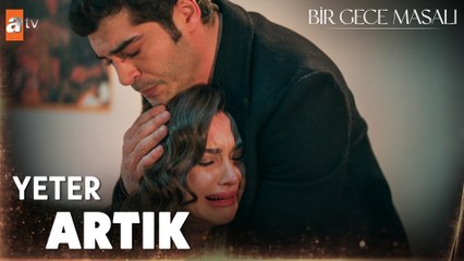 Canfeza, Mahir'in kollarında ağladı - Bir Gece Masalı 29. Bölüm