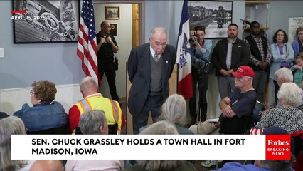 Town Hall Attendees Passionately Pepper Grassley With Questions About Abrego Garcia