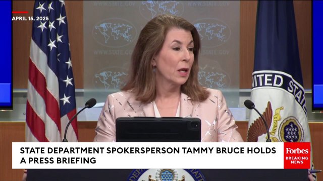 State Department Spokesperson Tammy Bruce Mocks 'Pearl Clutching' From 'Global Left' Over Trump's Tariffs