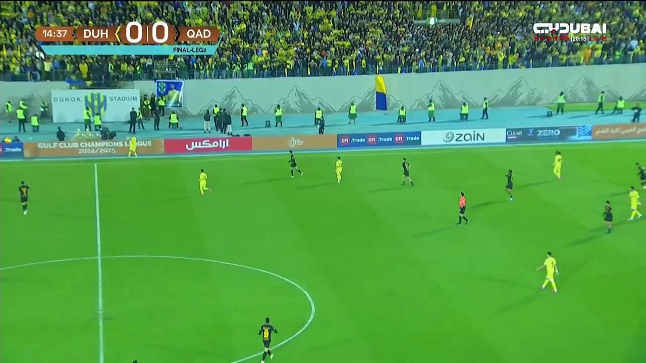 دوري أبطال الخليج     دهوك - العراق  القادسية - الكويت   النهائي  الشوط الاول 2025-04-15
