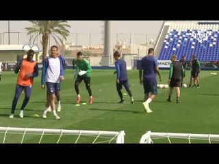 Primer entrenamiento del #RealBetis en #ArabiaSaudi pensando en la #SuperCopa