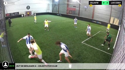 But de Benjamin A - Celeste Five Club