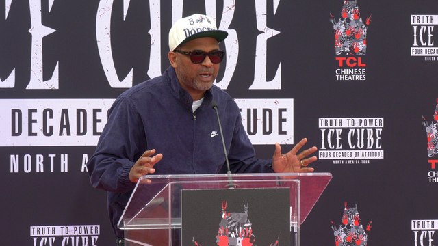 Mike Epps speech at Ice Cube's handprint-footprint ceremony