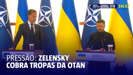 Zelensky cobra tropas da Otan para conter novo ataque russo