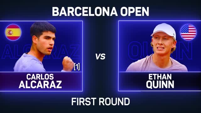 Alcaraz survives second set scare to progress in Barcelona