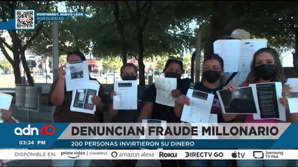 Denuncian fraude millonario en Nuevo León; más de 200 personas fueron engañadas