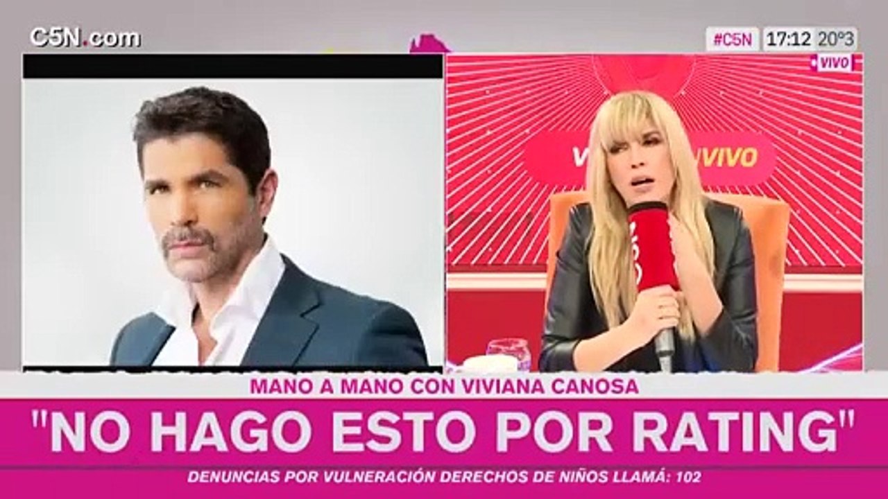 Viviana Canosa le reveló a Jorge Rial que aceleró su declaración