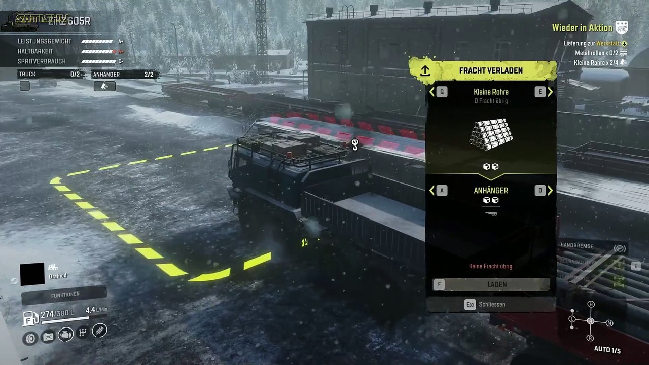 Wieder in Aktion: Die Garage ist fertig. | SnowRunner | Ep. 40